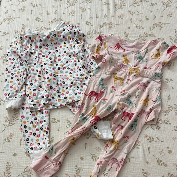 Little Me Kids Pajama Set - Pink and Multicolor - Picture 1 of 2